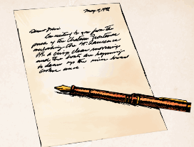 Letter Quill Pen color