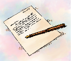 Letter Quill Pen color