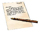 Letter Quill Pen color