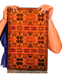 244a Hispanic Woman Prayer Rug