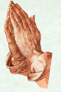 Praying hands Brown